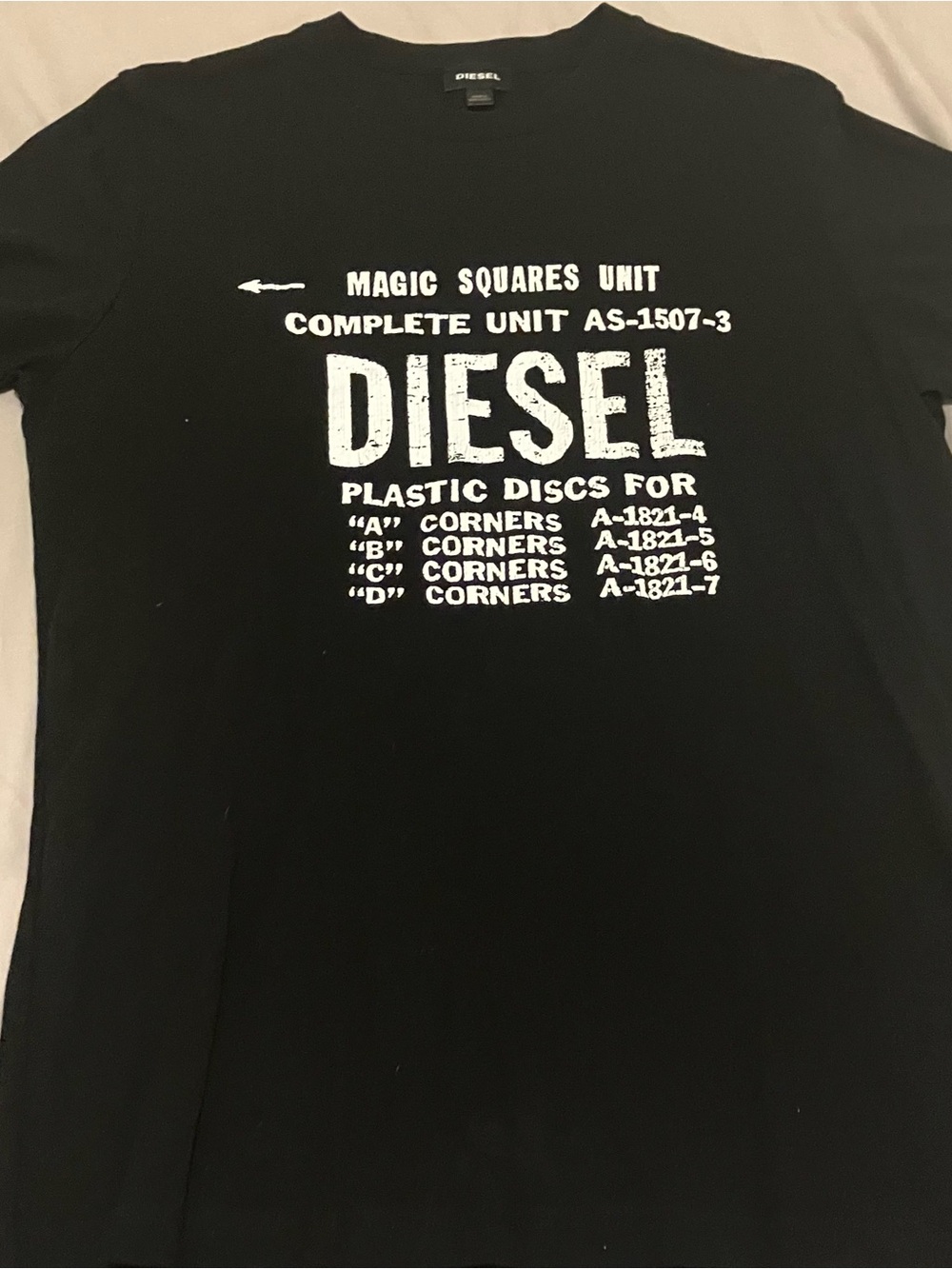 Diesel Black Short-Sleeve Logo Graphic Tee Size L!Accepting Offers/Bundle Deals!